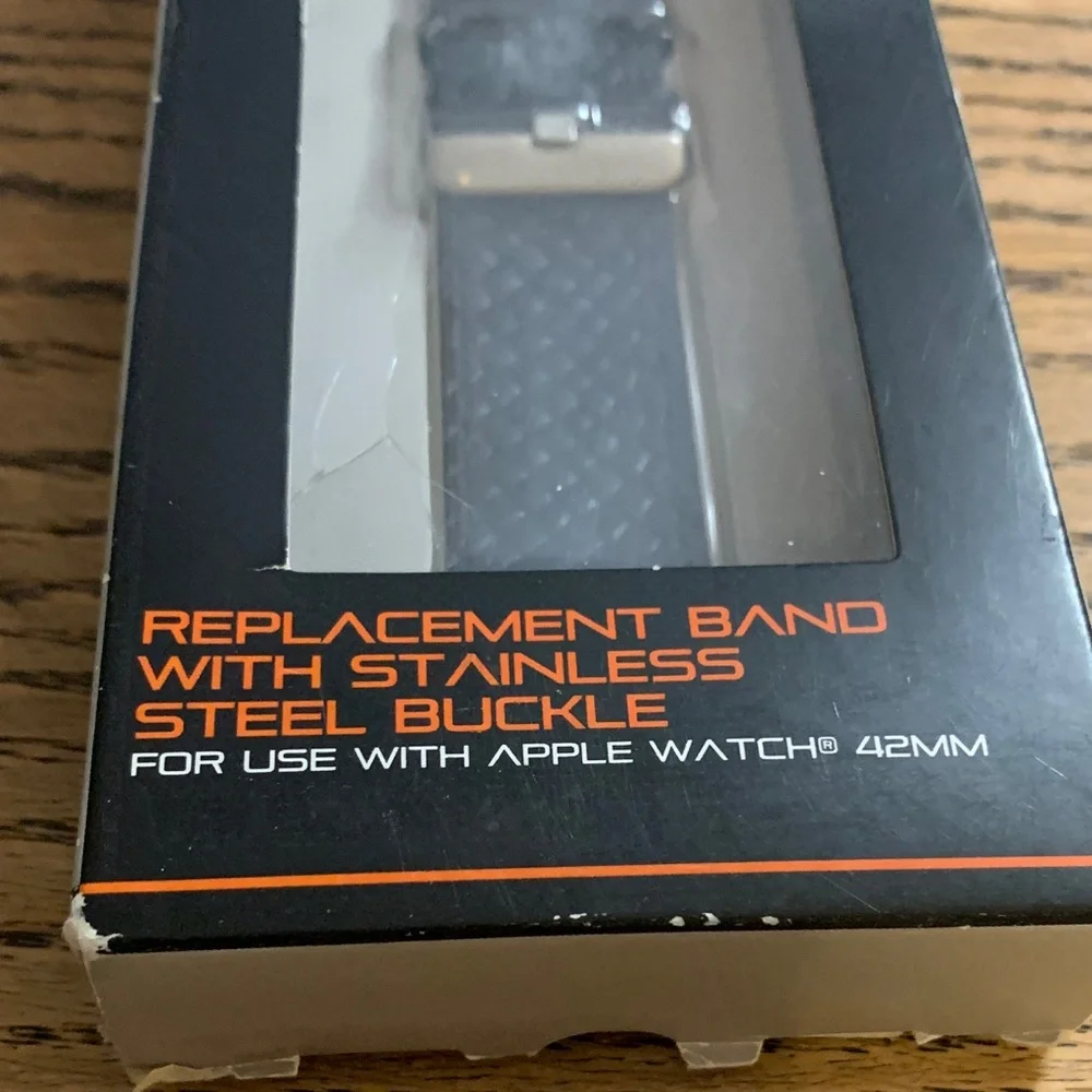 Black Web Brand Replacement Band for Apple Watch
